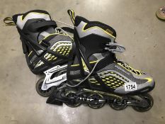 A Pair of New Size 9 In Line Performance Race Rollerblades COLLECT ONLY