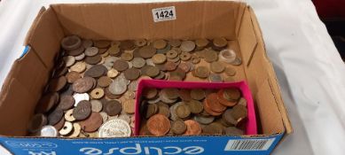 A box of coins etc