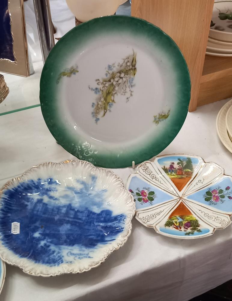 A quantity of collectors cabinet plates including a German pair COLLECT ONLY - Image 3 of 3