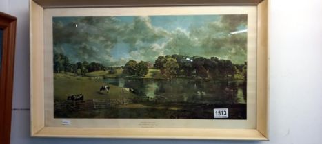 A framed & glazed Landscape print 'Wivenhoe park Essex' Original by John Constable (65cm x 40cm)