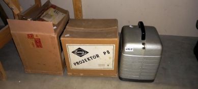 3 vintage projectors including boxed Eumig etc. COLLECT ONLY