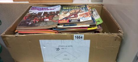 A large box of model engineer magazines etc. COLLECT ONLY