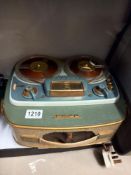 A vintage Grundig TK20 reel to reel tape recorder COLLECT ONLY