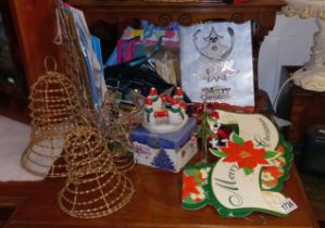 A good lot of vintage Christmas decorations. COLLECT ONLY