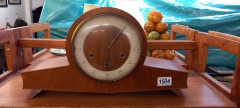 An art deco Smiths mantle clock COLLECT ONLY