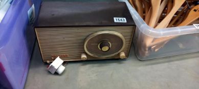 A vintage Philips radio COLLECT ONLY.