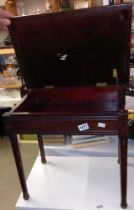 An Edwardian mahogany music table COLLECT ONLY