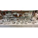 A German dish, a large lot of plates and miniature plates from Germany COLLECT ONLY