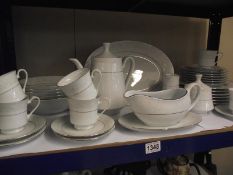 Approximately 33 piecves of Crown Ming tea and dinnerware COLLECT ONLY