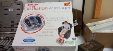 A boxed Electro flex circulation massager COLLECT ONLY