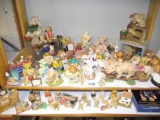 A good lot of colour box teddy ornaments and piggy ornaments etc COLLECT ONLY