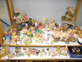 A good lot of colour box teddy ornaments and piggy ornaments etc COLLECT ONLY