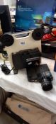 A sankyo macro focus. super MF-606 cine camera and a boxed Prinz super 8 Automatic protector (