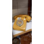 A vintage telephone