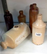 A quantity of vintage stoneware bottles COLLECT ONLY