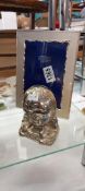 Silver plated photo frame and a humpty dumpty money box , ideal for Christening