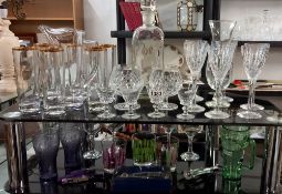 A quantity of drinking glassware including coca cola and bottle openers etc COLLECT ONLY