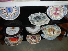 A collection of commemorative collector's / cabinet plates.