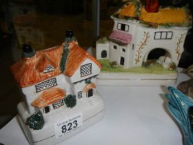 Two 19th century Staffordshire cottages.