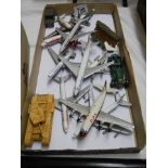 A quantity of mainly die cast aircraft including Dinky and Lintoy.