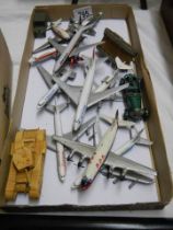 A quantity of mainly die cast aircraft including Dinky and Lintoy.