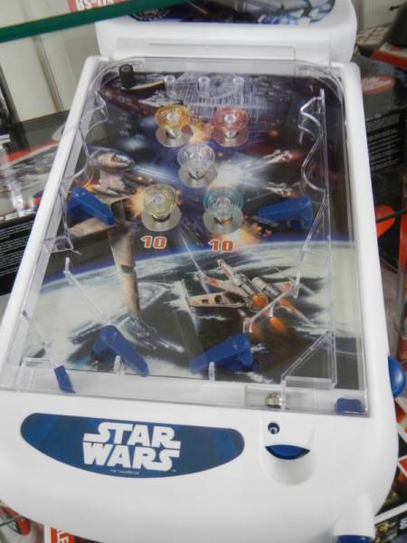 A boxed Star Wars 'Super Pinball Super Flipper'