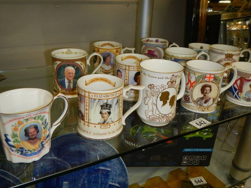 A quantity of commemorative mugs including Royalty. - Image 2 of 3