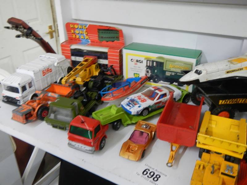 A box of playworn and boxed mixed die cast includint Triang, Corgi, Matchbox etc. - Image 3 of 3