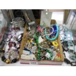 A good lot of necklaces, bracelets, earrings etc.,