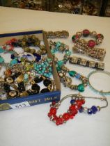A quantity of mainly bracelets and bangles etc.,
