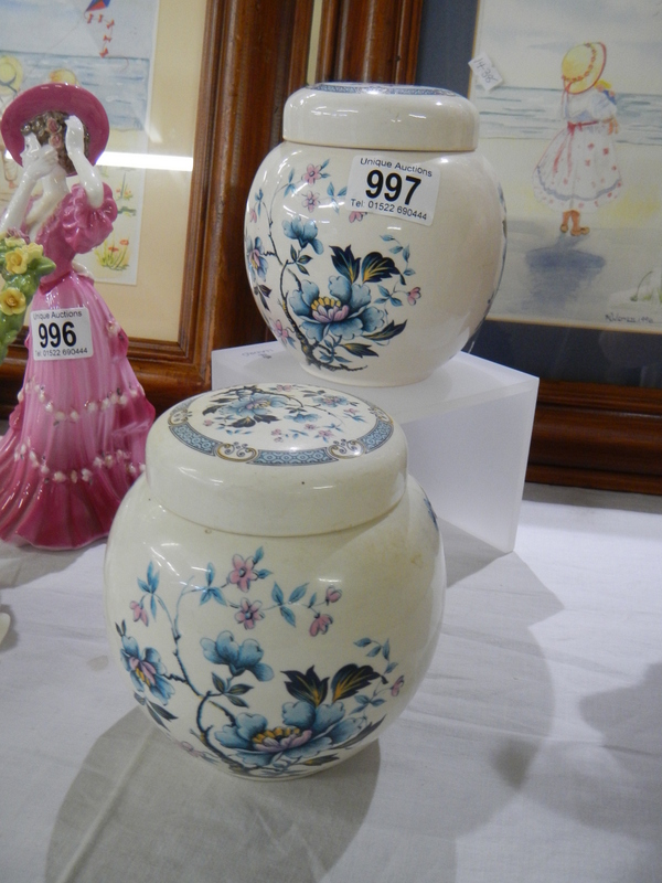 A pair of Sadler ginger jars. - Image 4 of 4