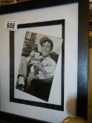 A signed photograph of Norman Wisdom inscribed 'To Pauline'