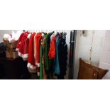 A good lot of fancy dress costumes including many Christmas related costumes and items COLLECT ONLY