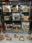 Fifteen boxed Lilliput Lane cottages.