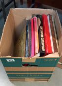 A quantity of LP records, some boxed COLLECT ONLY