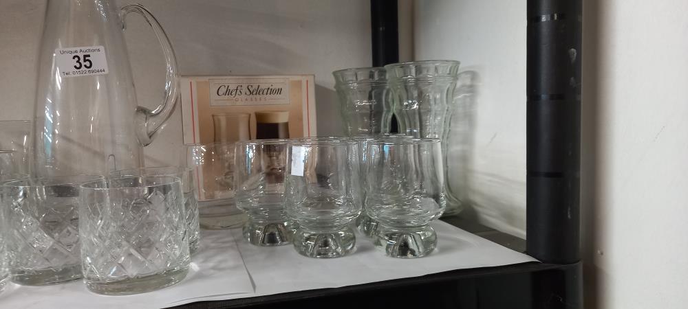 A good lot of glassware including jug and sets of 6 glasses etc - Image 3 of 3