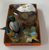 Royal crown Derby Imari blue duck, Beswick greater scamp and Poole bird etc