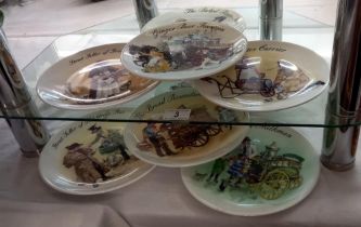 8 Wedgwood Bradex 'Street Sellers' collectors plates COLLECT ONLY