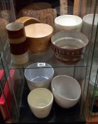 A good lot of pottery and other garden flower pots COLLECT ONLY
