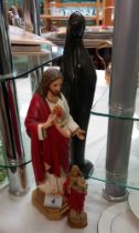 A figure of Jesus and 1 other figure