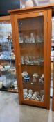 A good display cabinet height 170cm, width 60cm, depth 34cm COLLECT ONLY