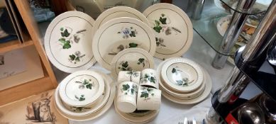 A 28 piece Palissy dinner set COLLECT ONLY