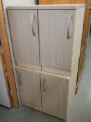 Four single door kitchen cabinets. COLLECT ONLY.