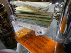 A quantity of paper, rulers etc.,