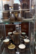 A Cinque Ports pottery coffee set etc