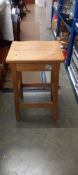 A vintage wooden kitchen stool COLLECT ONLY