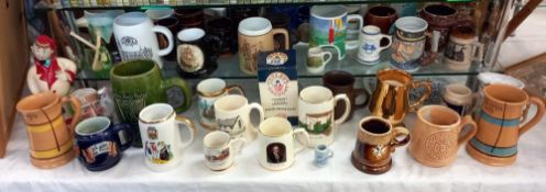 A good lot of tankards etc COLLECT ONLY