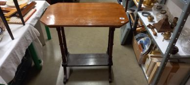 An Edwardian mahogany tea table COLLECT ONLY
