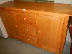A good quality oak sideboard. COLLECT ONLY.