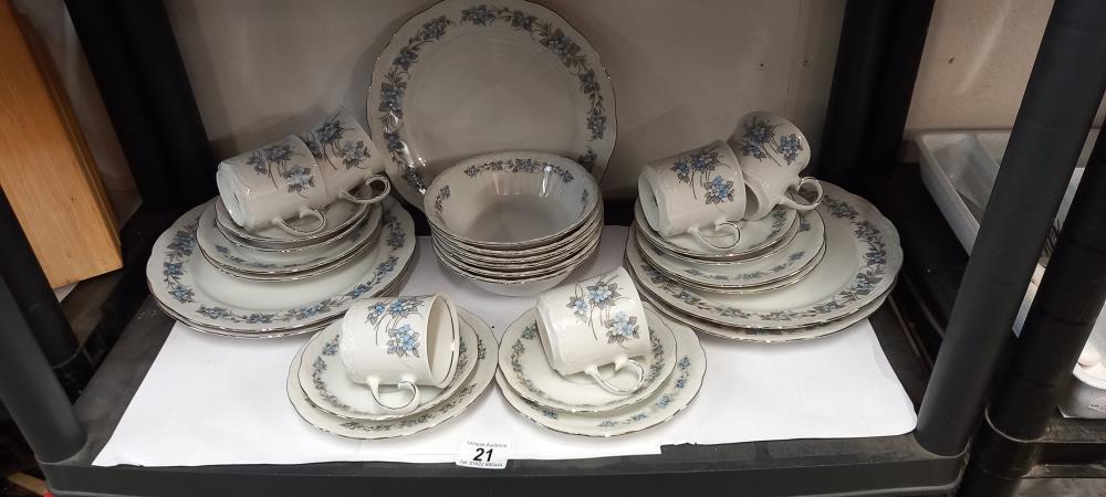A German dinner set of approximately 29 pieces COLLECT ONLY